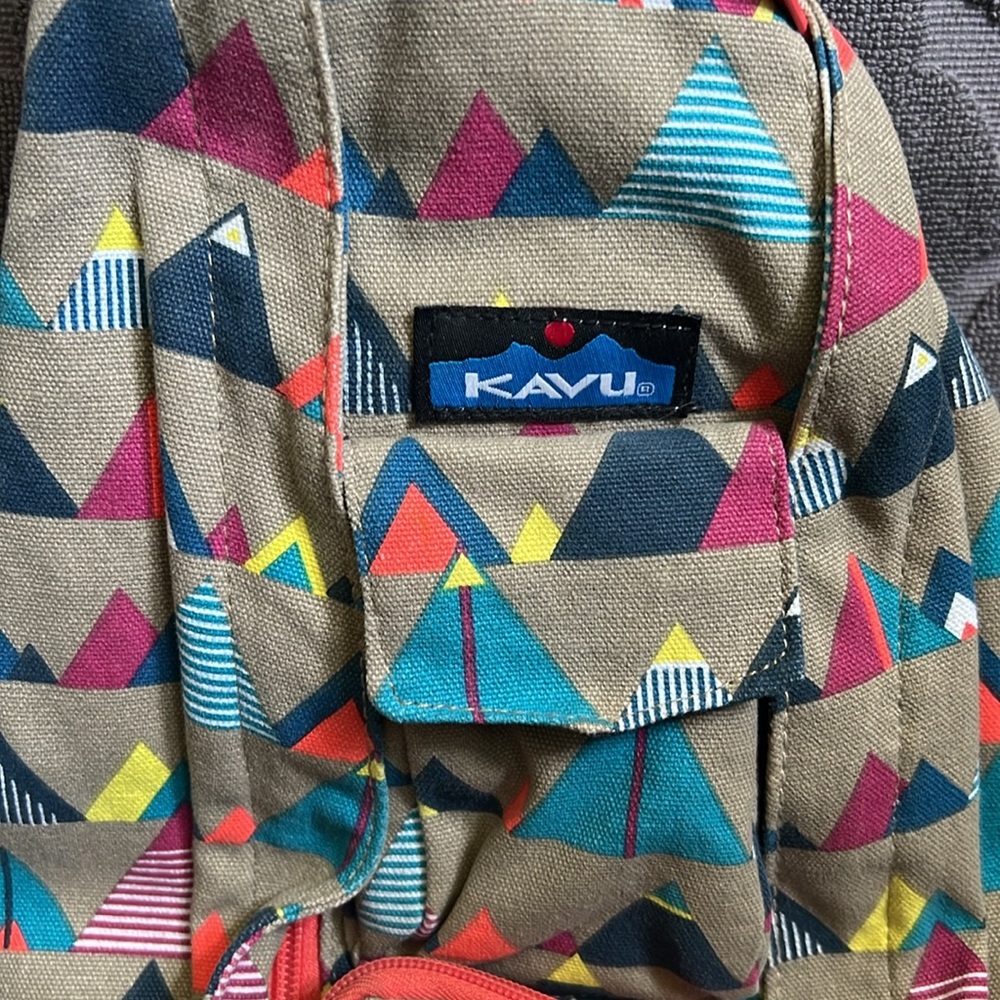 Kavu Rope Sling Bag Backpack | Retired Pattern: Range | EUC - Picture 2 of 9